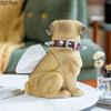 Милая модель собаки из смолы, имитация животных, коробка для салфеток, держатель для салфеток, украшение, креативное украшение для дома, аксессуары