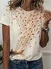 Women's Short Sleeve T-Shirts Summer Colorful Fish Graphics 3D Print T-Shirt Fashion Casual Harajuku Y2k Tops Women's Clothing
