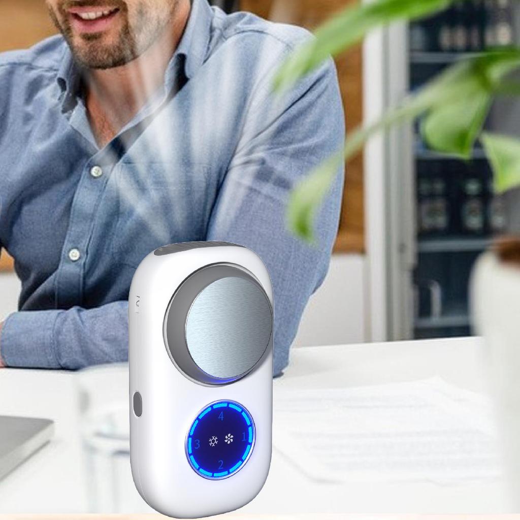 Мини-ручной вентилятор с 4 скоростями, аккумуляторные охлаждающие вентиляторы, легкий тихий маленький ручной вентилятор для офиса, летних путешествий