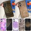 Индийская Цветочная Хна Мандала Для Realme C55 C67 C61 C75 C53 C51 C21Y C25S GT 6 6T 5 GT7 Pro 10 11 12 13 14 Pro Plus Чехол