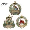 Indoor Outdoor Festive Decor Sea Glass Family Ornament, Mother Daughter Sisters Acrylic Hanging Decoration, Home Is Festival Gift Ideas Where