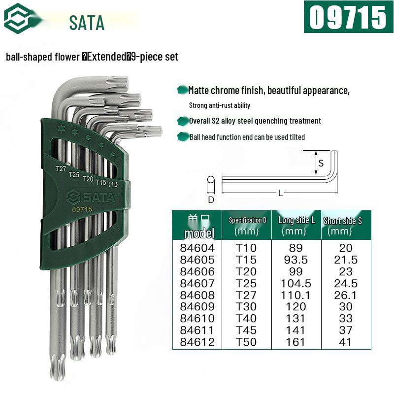 Набор SATA Torx и метрических шестигранных ключей
