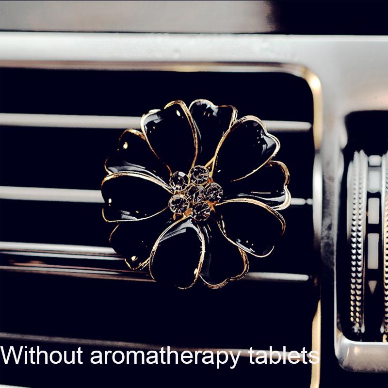 Автомобильный воздуховод, ароматный зажим для духов, освежитель воздуха, диффузор, универсальный изысканный алмазный автомобильный зажим для кондиционера