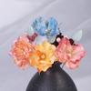 Metal Artificial Flower Hair Stick Floral Hanfu Hair Stick Headpieces U Shaped Hair Stick  Ladies