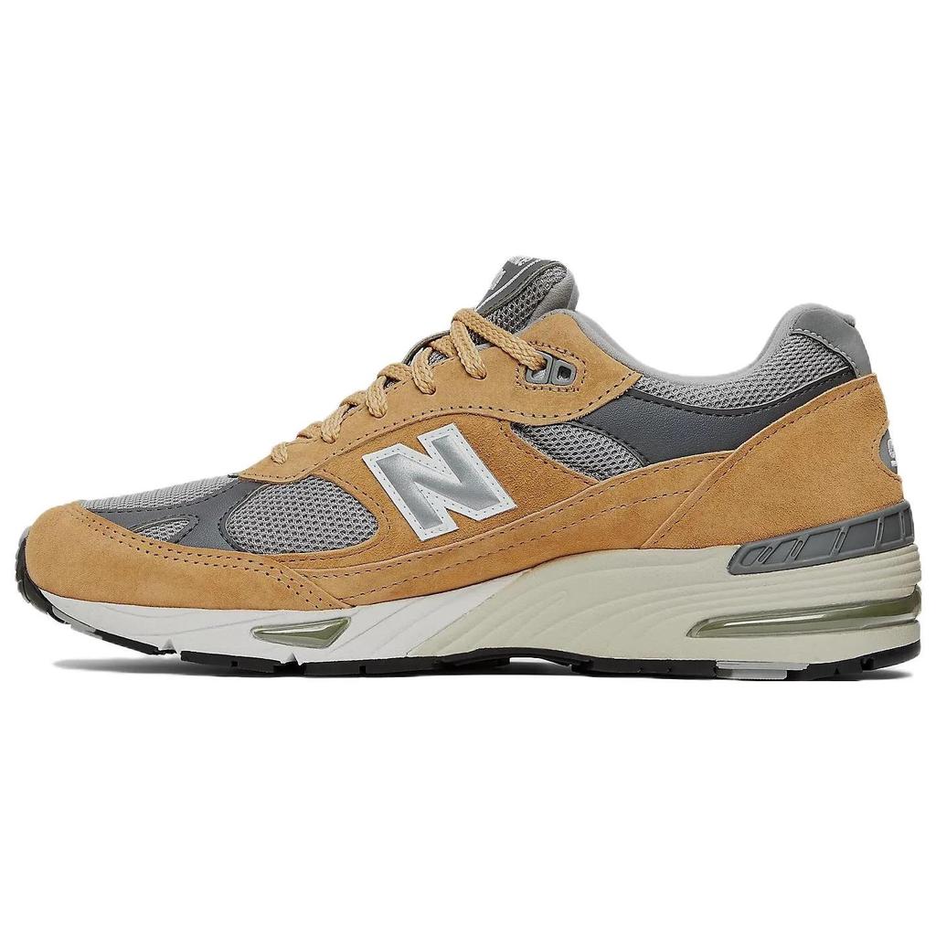 New Balance 991 Made in England 'Tan Grey' (Unisex) Tan / Grey / Dark Grey Running Shoes M991TGG