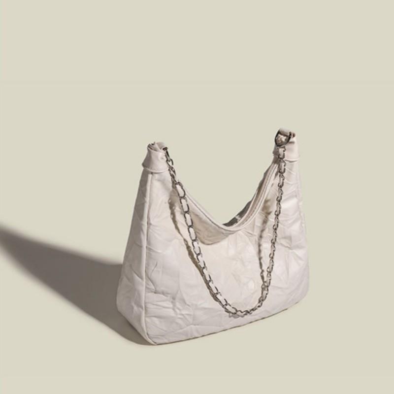 IELGY Универсальная сумка большой вместимости, сумка через плечо с мягкой цепочкой и цепочкой.