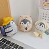 Cute Cartoon Japanese Positive Energy Penguin Hamster Penguin Plush Toy Bag Penguin Creative Keychain Doll