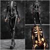 Halloween Skeleton Jumpsuit Kids Adult Ghost Cosplay Punk Bodysuit Unisex Zombie Party Zentai Suit Festival Sexy Cycling Catsuit