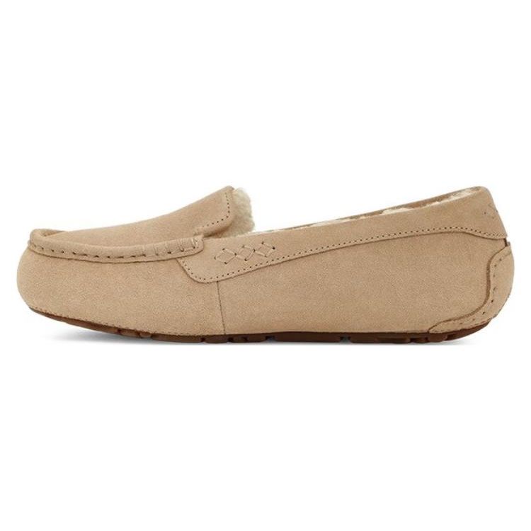 UGG Suede Round Toe Slip-On Casual Flats Women Flats Brown 1106878-MDSD