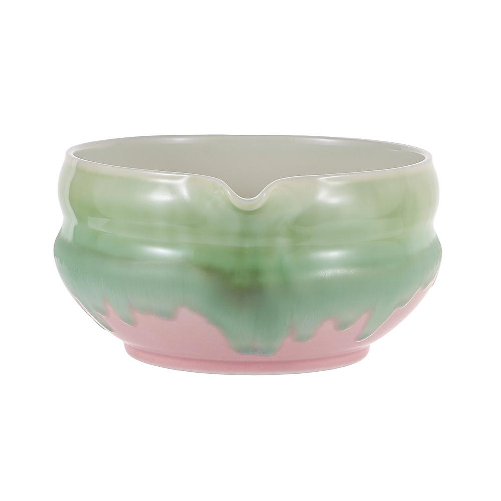 Ceramic Matcha Bowl with Pouring Spout Japanese Tea Set New Matcha Whisk Holder Tea Lovers
