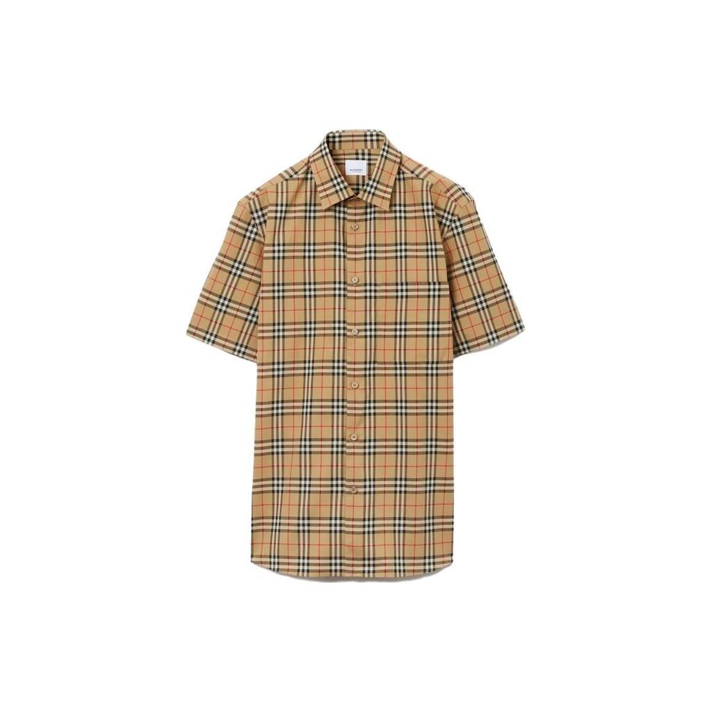 Burberry nova-check pattern cotton shirt 80795891