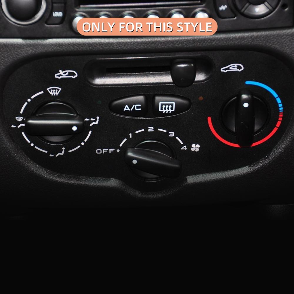 Ручка кондиционера автомобиля из алюминиевого сплава, аксессуары для Peugeot 206 207, для Citroen C2 2006-2013