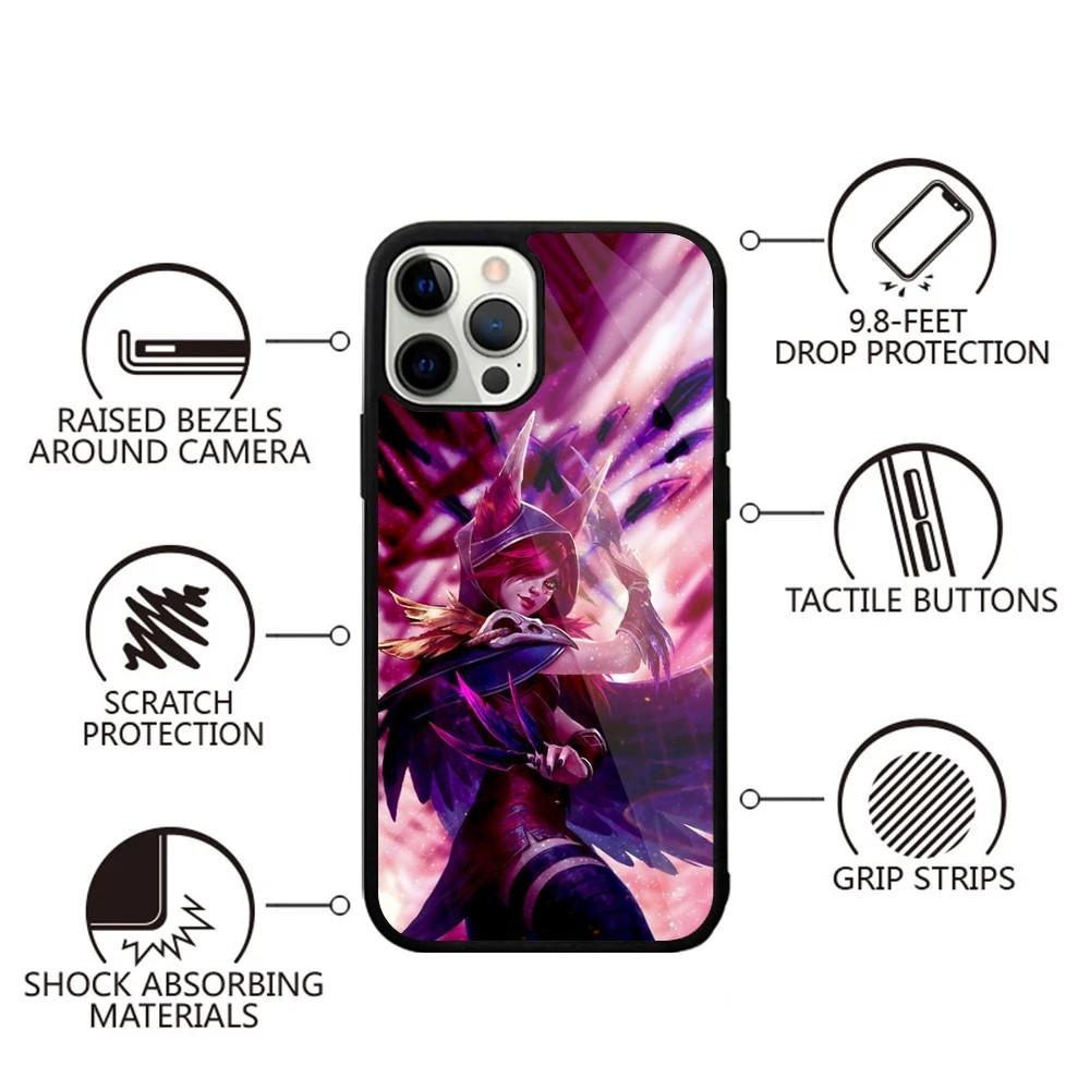 X-Xayah Rebel LOL-L Phone Case For iPhone 15,14,13,12,11,Plus,Pro,Max Mini Magsafe Magnetic Wireless Charging