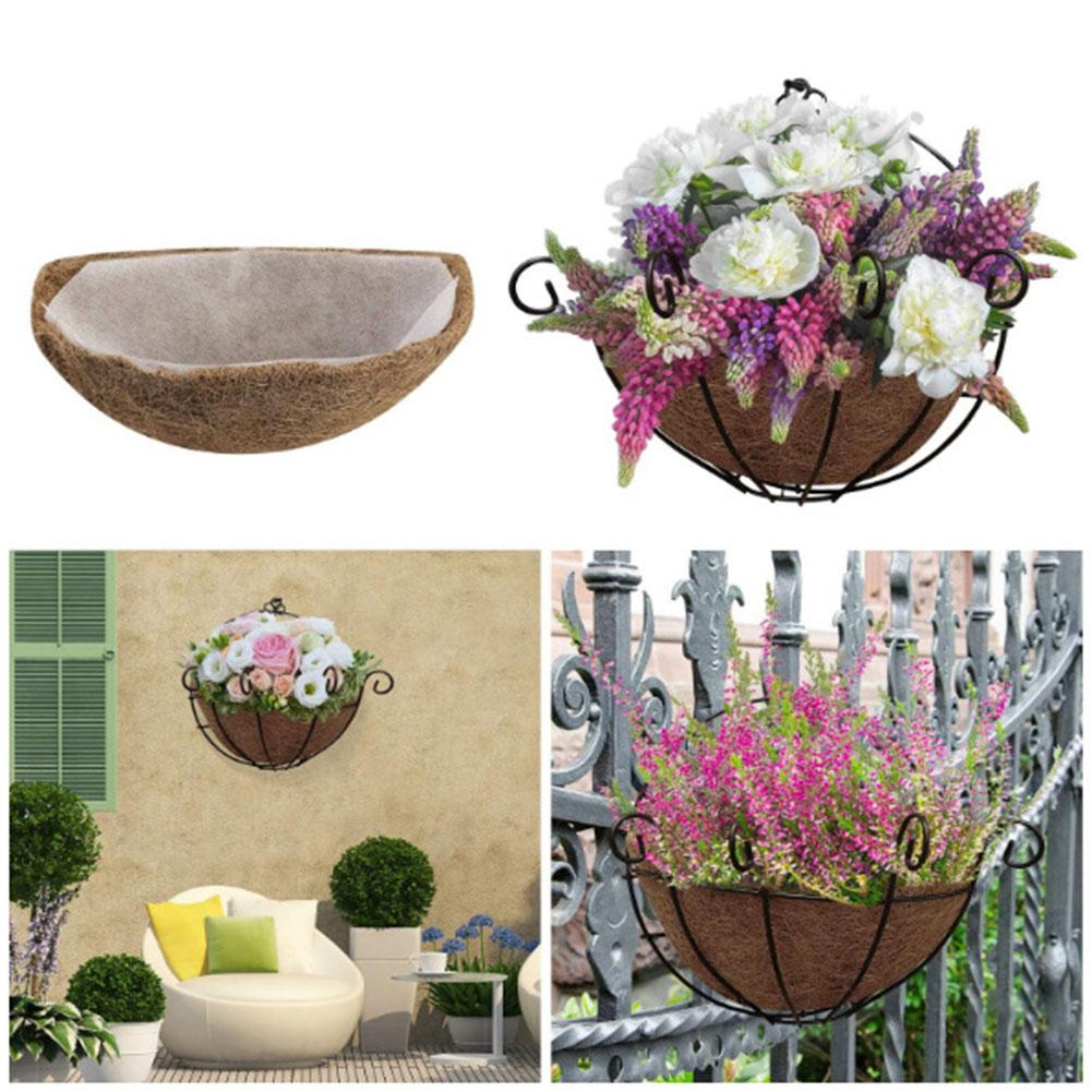 Белая подкладка Подвесная корзина из кокосового волокна Прочное волокно