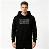 Men's Pullover Hoodie, Engineering Themed Pattern Print Casual Long Sleeve Hooded Sweatshirt