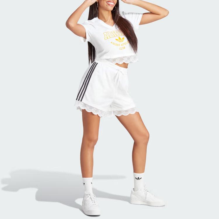 adidas Originals Повседневные шорты Женские Белые IL2420