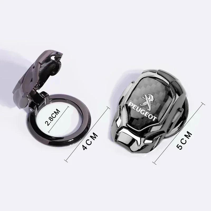 Car Sticker Car One-Click Start Button Cover Decoration Sticker Protection Cover For Peugeot 206 308 307 208 207 3008 2008 508 4