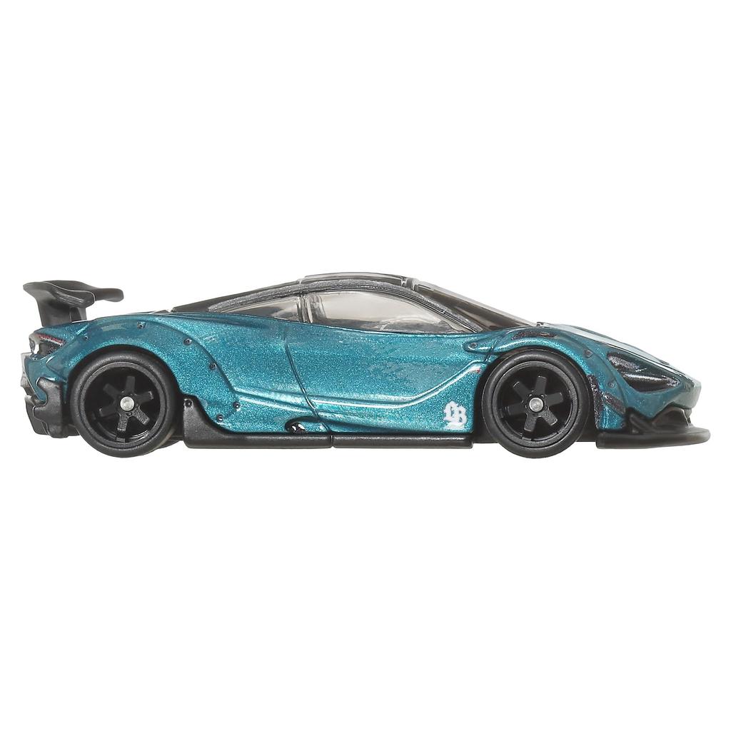 Hot Wheels Культура Автомобилей Силуэт Liberty Works McLaren 720S Игрушечный Автомобиль Миниатюрная Машинка для Возраста 3+ и JBK47, Зеленый,