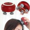 Multifunctional Head Massager with 3 Adjustable Speed for Scalp Massage Red Light for Hair Care Soft Silicone for Deep Kneading of the Head