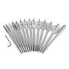 15pcs Carbon Steel Spade Drill Bit Set 6-25mm Wood Drill Bit Set  For Wood Drilling
