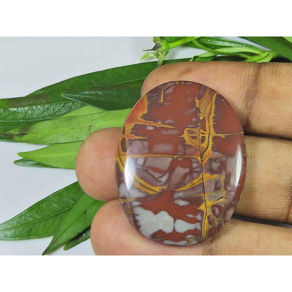 28X35X05 MM натуральный овальный кабошон из яшмы Норина россыпью драгоценный камень 51 карат SK-3833