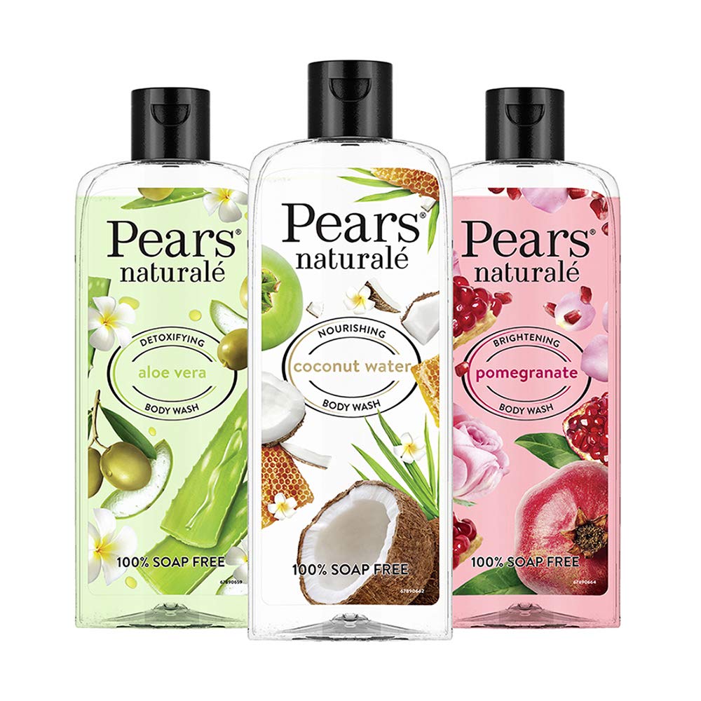 Pears Средство для мытья тела Naturale Brightening Pomegranate с глицерином, без парабенов, без мыла, экологически чистое, дерматологически протестировано, 250 мл