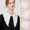 Fashion Fake Collar Blouse Vintage Detachable Shirt False Collar Lapel Blouse Top Women Clothes Accessories