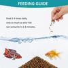 Premium Aquarium Fish Food 150g Micro Pellets 0.5-1.5mm for Tropical Fish Guppy Tetra Clear Water Zero Dust Nutrition Diet