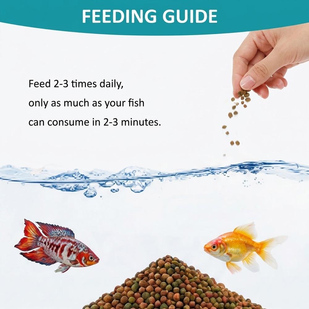 Premium Aquarium Fish Food 150g Micro Pellets 0.5-1.5mm for Tropical Fish Guppy Tetra Clear Water Zero Dust Nutrition Diet
