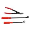 3PCS Auto Trim Removal Tool Set Stainless Steel Clip Pliers Set Car Door Panel Dashboard Repair Kit