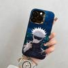 Чехол для телефона Сатору Годжо для iPhone 17,16,15,14,13,12,11 Plus,Pro Max,XS,Цветной Серебристый Внутренний Чехол