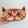 1 шт. 3D Печать с кошачьим узором Пенал Материал Сумка-кошелек для ручек Плюшевая коробка Школьные принадлежности