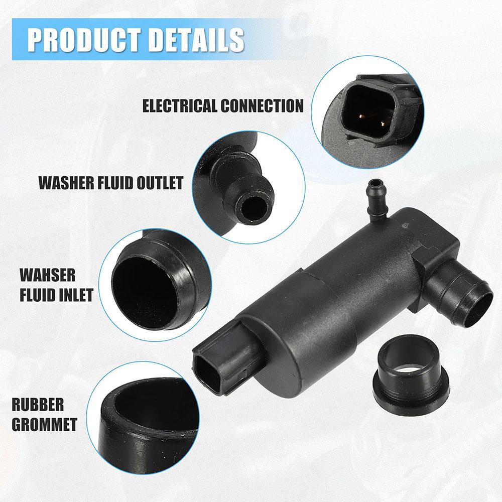 Windscreen Window Washer Pump For Ford Focus S SE ST RS Transit 150 250 350 Base