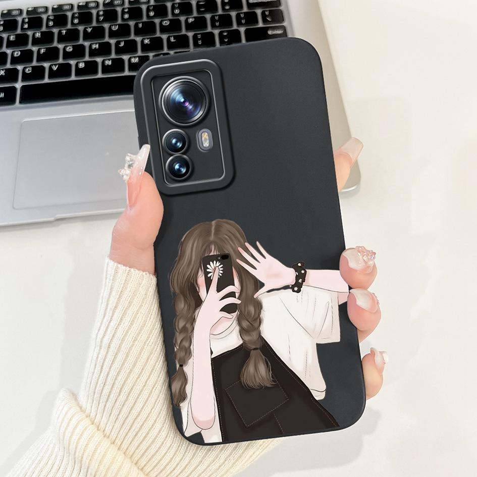 Чехол для Xiaomi 12 Pro Роскошный Расписной Мультяшный Мягкий Силикон Защита Камеры Чехол для Телефона Для Xiaomi 12 12X 12S Mi12 12Pro Funda