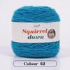 SquirrelWool 150 г Пледовое одеяло ручной вязки из меха белки с дизайном в виде букета роз