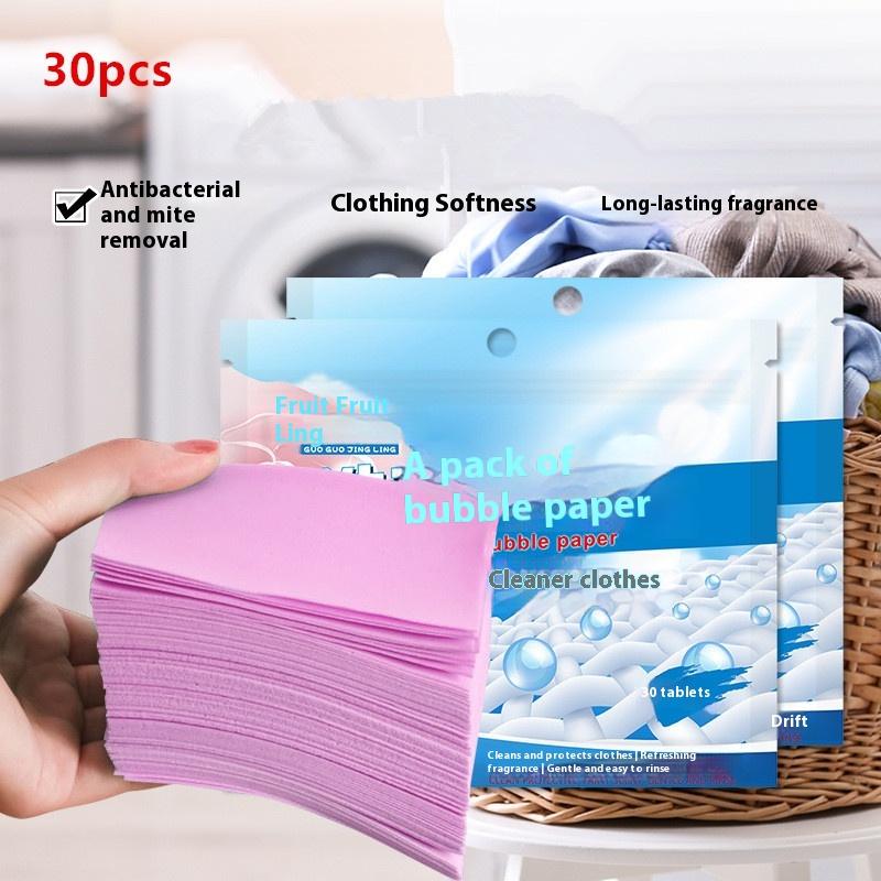 30/60 шт. листы для стирки, легко растворяющиеся таблетки для стирки, сильное моющее средство для глубокой очистки, мыло для стирки для стиральной машины