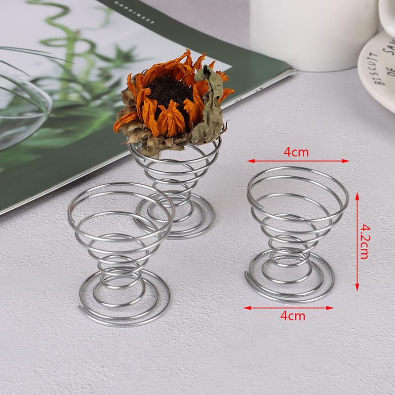 10Pcs Metal Air Plant Stand Container Holder Tabletop Plant Display Rack Vase