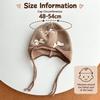 Adjustable Tie-up Baby Knitted Hat Skin-Friendly Winter Infant Cap New Baby Beanie Hat  Winter