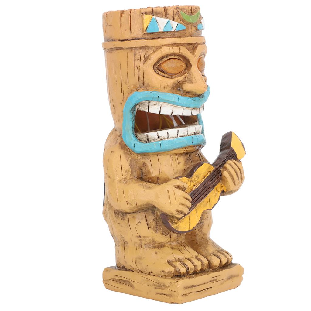 Totem Statues Solar Light Resin Garden Solar Light Ornament For Outdoor Home Lawn Yard