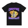 Creatine Monohydrate Funny Meme Graphic T Shirt Men's Women Fashion Vintage T-shirts Short Sleeve Oversized T-shirt 62432