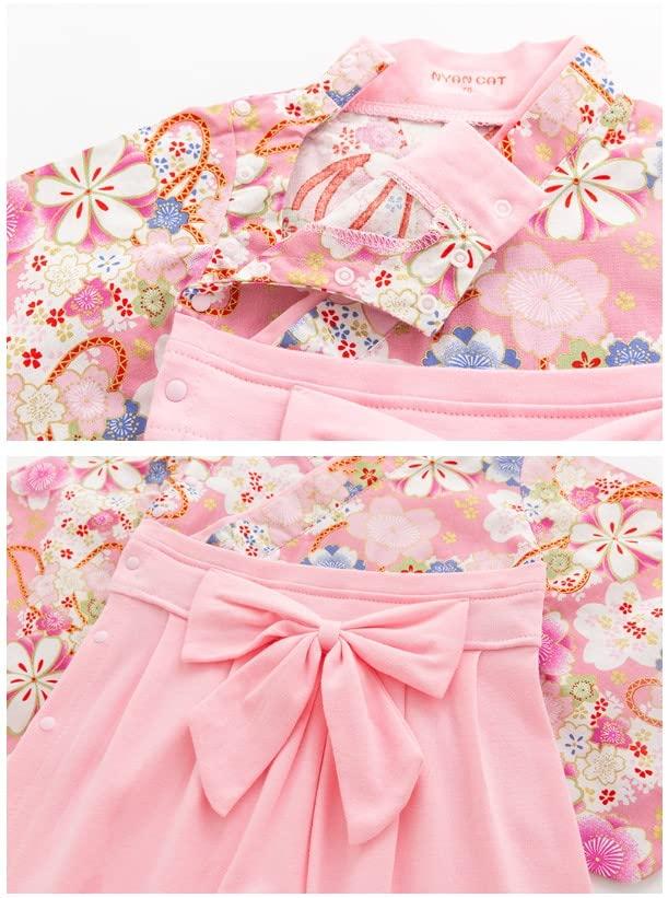 Baby 100 Days Celebration Girls Costume Baby Hinamatsuri Peach Festival Celebration Romper Shrine Visit First Eating 100th Day Celebration First