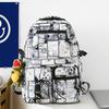 Graffiti Schoolbags for Men and Women Junior High School Students New Large Capacity High School Students College Students Backpack Men's Backpack