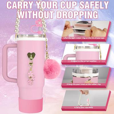 Совместимо с набором аксессуаров Stanley Cup, Stanley Accessories 40 Oz, Accesorios Stanley с чехлом для соломинки Stanley из пищевого материала