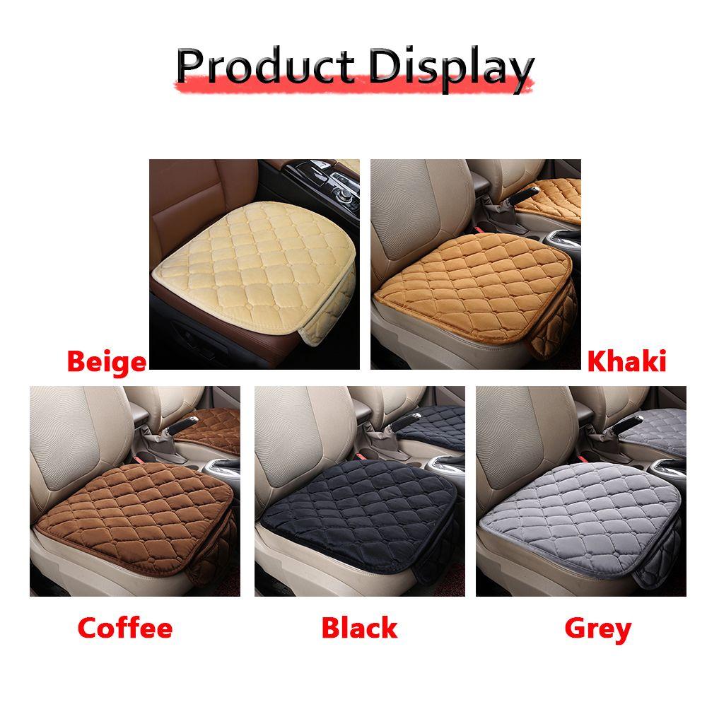 Pad For Car Interior Accessories Wool Plush Car Seat Cover Cushion Anti-slip Auto Protector