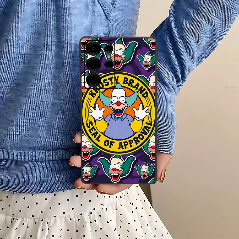 Чехол для телефона Simpsons для взрослых с анимацией для Samsung S 24 Fe 25 Ultra Plus 20 Lite 21 30 22 23 24 22 Ultra 5G Fundas