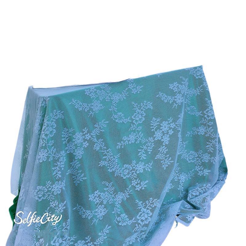 Белая Кружевная Свадебная Скатерть и Ткань для Штор - Французский Кантри Стиль Юбка для Стола с Десертами и Фотозона из Марли.