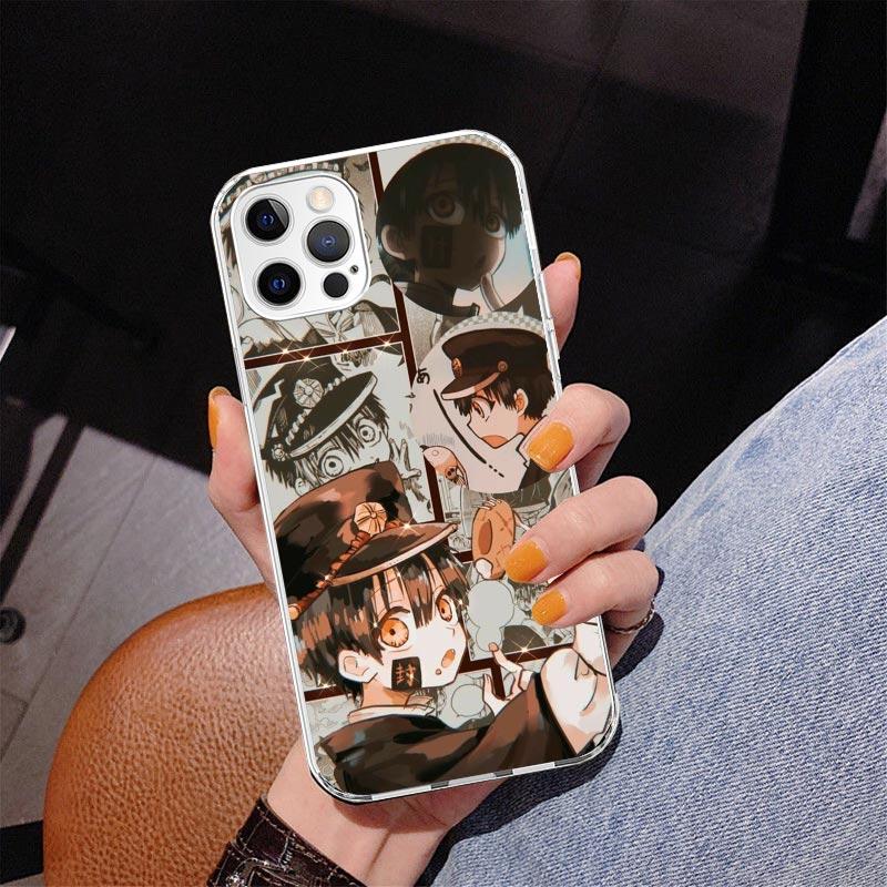 Чехол для телефона с принтом аниме Туалетный мальчик Ханако-кун для iPhone 17 Air 16 Pro Max 16E 15 + 14 Plus 11 12 13 Mini 7 8 SE Подарок Забавная обложка