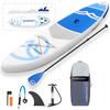 Inflatable Stand Up Paddle Board Non-Slip SUP for All Skill Levels Surf Board with Air Pump Carry