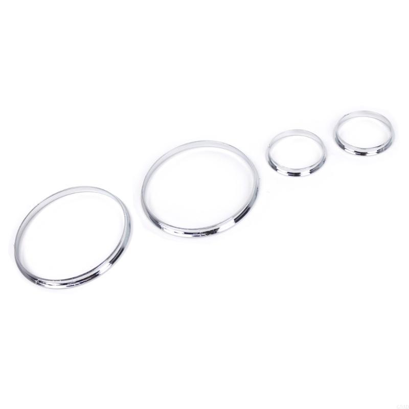 Chromes Speedometer Frame Gauges Dashboard Rings Bezel Trim For E39 E38 E53