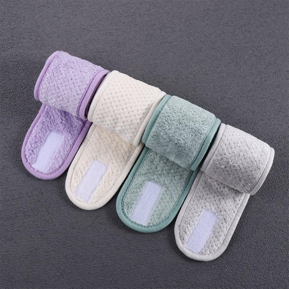 Мода Женщины Макияж Душ Лицо Ванна Коралловый Флис Повязка на Голову Обертка Тиара Тюрбан Умывание Лица Повязка для Волос